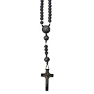 TE69090 - Terço Hematita São Bento - 46cm