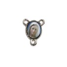 ET1670014P10 - Entremeio N. Sra. Rainha da Paz Resinado c/ 10un. - 1,5x1,1cm