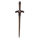 DR02005 -  Espada de São Miguel Arcanjo Ouro Velho (Abridor de Cartas) - 16x4cm