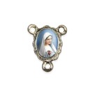 ET1671050P5 - Entremeio Imaculado Coração de Maria Resinado c/ 5un. - 1,9x1,5cm