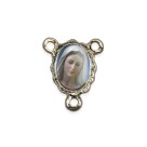 ET1671014P5 - Entremeio N. Sra. Rainha da Paz Resinado c/ 5un. - 1,9x1,5cm