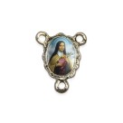 ET1671022P5 - Entremeio Santa Terezinha das Rosas Resinado c/ 5un. - 1,9x1,5cm