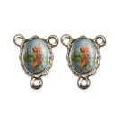 ET1672405P5 - Entremeio São Cristóvão Duplo Resinado c/ 5un. - 1,9x1,5cm