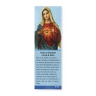 MP67108P50 - Marcador de Página Sagrado Coração de Maria c/ 50un. - 15x5cm