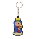CH50050 - Chaveiro N. Sra. Do Perpétuo Socorro Emborrachado - 11,5x3,5cm