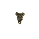ET1610009P20 - Entremeio N. Sra. Aparecida Ouro Velho c/ 20un. - 1,3x1cm