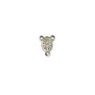 ET1620001P20 - Entremeio N. Sra. Das Graças Níquel c/ 20un. - 1,5x1cm