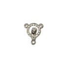 ET1650001P10 - Entremeio Nossa Senhora Níquel c/ 10un. - 1,8x1,5cm