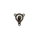 ET1650005P10 - Entremeio Nossa Senhora Ouro Velho c/ 10un. - 1,8x1,5cm