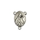 ET1650050P3 - Entremeio Nossa Senhora Níquel c/ 3un. - 2,2x1,5cm
