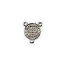 ET1630010P3 - Entremeio Medalha de São Bento Níquel c/ 3un. - 2x2cm