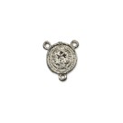 ET1630010P3 - Entremeio Medalha de São Bento Níquel c/ 3un. - 2x2cm