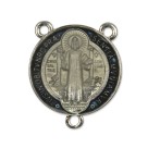 ET1631040 - Entremeio Medalha de São Bento Níquel Resinado- 5,2x4,3cm