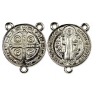 ET1630060 - Entremeio Medalha de São Bento Níquel - 5,2x4,3cm