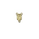 ET1640105P5 - Entremeio N. Sra. De Fátima Dourado c/ 5un. - 1,3x0,8cm