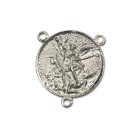 ET1640400 - Entremeio São Miguel Arcanjol Níquel - 3x3cm