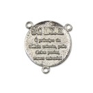 ET1640400 - Entremeio São Miguel Arcanjol Níquel - 3x3cm