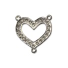ET1640530 - Entremeio Coração Vazado Níquel - 3x3,3cm