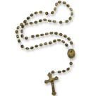 TE050035 - Terço Acrílico Dourado  - 31cm