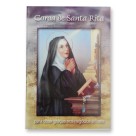 TE950145 - Terço c/ Oração Santa Rita de Cássia - 18cm