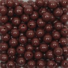 CTM050050P500G - Contas Bolinhas Acrílico Marrom c/ 500 gramas - 8mm (56)