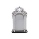 OT818005 - Oratório de Madeira Branca - 16x10cm