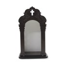 OT818030 - Oratório de Madeira Escura - 20x11,5cm