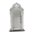 OT818035 - Oratório de Madeira Branca - 25x15cm