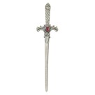 DR02006 -  Espada de São Miguel Arcanjo Níquel Envelhecido (Abridor de Cartas) - 16x4cm