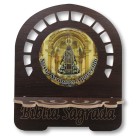 PB812001 - Porta Bíblia N. Sra. Aparecida MDF Resinado - 30,5x25,5cm