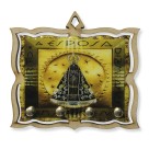PC380600 - Porta Chaves N. Sra. Aparecida MDF Resinado - 15,5x14cm
