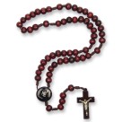TE940251 - Terço Santa Faustina Madeira - 37cm