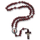 TE940451 - Terço São Judas Tadeu Madeira - 37cm