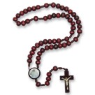 TE940741 - Terço Papa Francisco Madeira - 37cm
