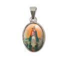 MD125017P2 - Medalha N. Sra. Do Bom Parto PX Níquel c/ 2un. - 3X1,5cm