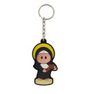 CH50021 - Chaveiro Santa Rita de Cássia Emborrachado - 12x4,5cm