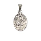 MD125020P2 - Medalha N. Sra. Do Desterro PX Níquel c/ 2un. - 3X1,5cm