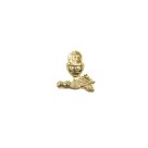 MD112008P3 - Pingente Primeira Eucaristia Dourado c/ 3un. - 3,5x3,5cm