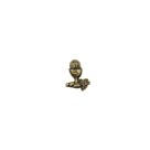 MD112009P6 - Pingente Primeira Eucaristia Ouro Velho c/ 6un. - 2,8x2,3cm