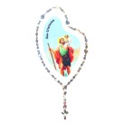 AD1501403 - Adesivo Terço São Cristovão Prata - 12x6cm