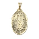 MD520105 - Medalha N. Sra. Das Graças Dourada - 4,2x2,6cm