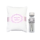 KT75678 - Kit Batismo de Madrinha c/ Almofada e Vidrinho p/ Água Benta - 11x14cm