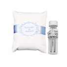 KT75680 -  Kit Batismo de Padrinho c/ Almofada e Vidrinho p/ Água Benta - 11x14cm