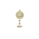 BO112041 - Botton Primeira Eucaristia Ostensório Dourado - 6,5x3cm