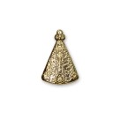 BO10009P6 - Botton N. Sra. Aparecida Dourado c/ 6un. - 2x1,3cm