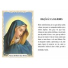OG14035P100 - Oração N. Sra. Das Dores c/ 100un. - 9,5x6,5cm