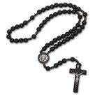 TE9700285 - Terço São Padre Pio de Pietrelcina Madeira - 48cm