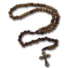 TE9700039 - Terço Mil Ave Marias Madeira - 35cm