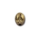 ET1530000P12 - Entremeio N. Sra. Aparecida Passante Dourado c/12un. - 1x0,6cm