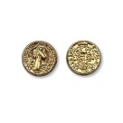 ET1530201P12 - Entremeio São Bento Passante Dourado c/ 12un. - 0,9cm